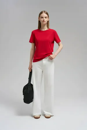 Футболка FINN FLARE приталенная, 371 mc salsa, арт. BAS-100195