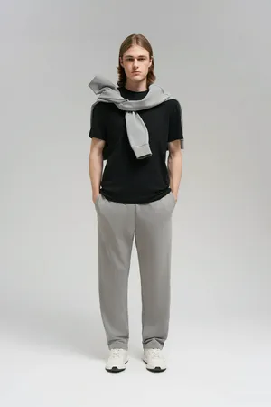 Брюки прямого кроя Finn Flare, 255 mouse melange, арт. FBG21035