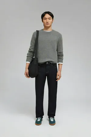 Джинсы утепленные прямого кроя FINN FLARE, 198 black blue denim, арт. FWF25002