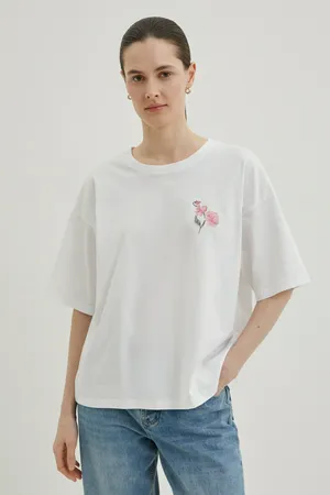 Футболка женская Finn Flare, 201 white, арт. FBE11075