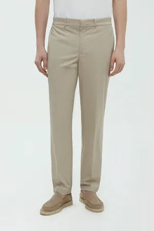 Брюки FINN FLARE из хлопка, 729 stoneware, арт. FBF21038