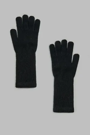 Перчатки FINN FLARE из шерсти, 200 black, арт. FAE111130