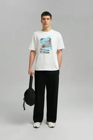 Футболка свободного кроя FINN FLARE, 201 white, арт. FBG22080