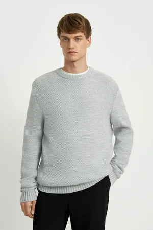 Джемпер FINN FLARE с округлой горловиной, 211 light silver, арт. FWE21125