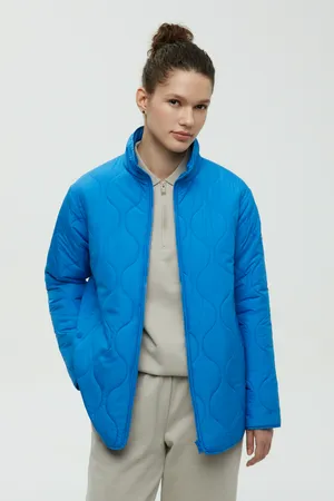 Куртка FINN FLARE стеганая утепленная, 150 cerulean, арт. FBF11036