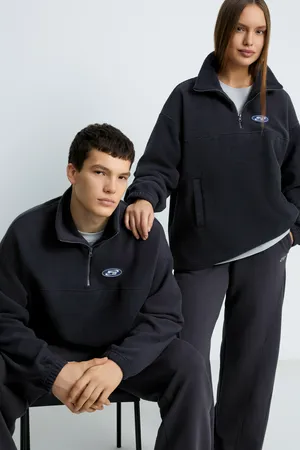 Толстовка FINN FLARE с воротником-стойкой, серый, арт. CWE97004