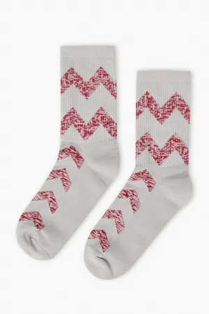 Носки Finn Flare с узором, 211 light silver, арт. FWB11709