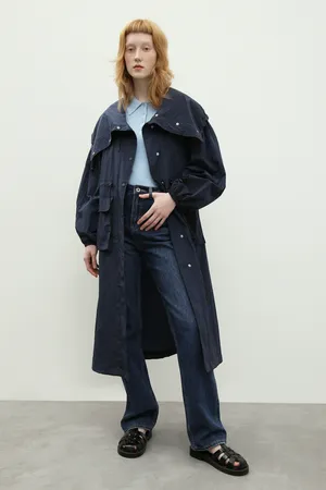 Плащ прямого кроя Finn Flare, 101 cosmic blue, арт. FBD11058