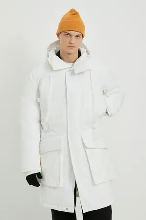 Утепленное пальто Finn Flare, 201 white, арт. FWD21057