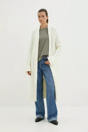 Удлиненный кардиган Finn Flare, 711 milk, арт. FBE11139