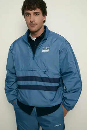 Анорак Finn Flare с контрастной отделкой, 110 delta blue, арт. FBF21083