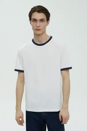 Футболка FINN FLARE с отделкой из капсулы Ретро, 201 white, арт. FBF210101