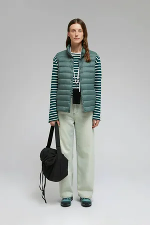 Стеганый пуховый жилет FINN FLARE, 506 forest, арт. FAF11042