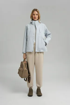 Куртка FINN FLARE из мембранной ткани со съемной флисовой подстежкой, 136 haze, арт. FBG110130