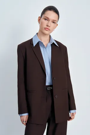 Однобортный жакет FINN FLARE, 641 java, арт. FAE110104