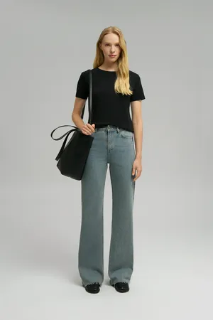 Приталенная футболка FINN FLARE из джерси, 200 black, арт. BAS-100195