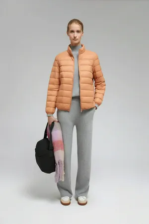 Стеганый пуховик FINN FLARE, 412 tangerine, арт. FAF12000