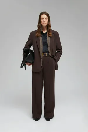 Жакет FINN FLARE однобортный в полоску, 641 mc java, арт. FAF11079