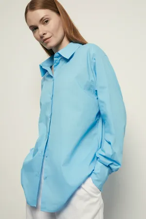 Рубашка FINN FLARE свободного кроя, 138 skyline, арт. FSF110169