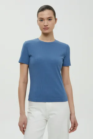 Футболка FINN FLARE приталенного силуэта, 110 delta blue, арт. BAS-100180