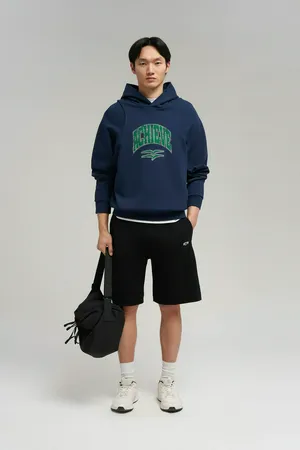 Мужские шорты FINN FLARE из хлопка пике, 200 black, арт. FBG21071