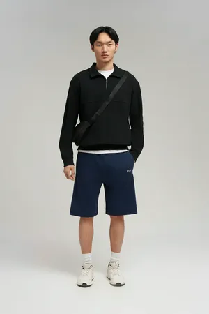 Свободные шорты FINN FLARE из хлопка пике, 101 cosmic blue, арт. FBG21071