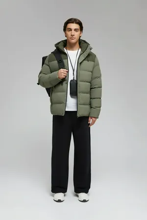 Куртка FINN FLARE стеганая с капюшоном, 929 vetiver, арт. FAF22008
