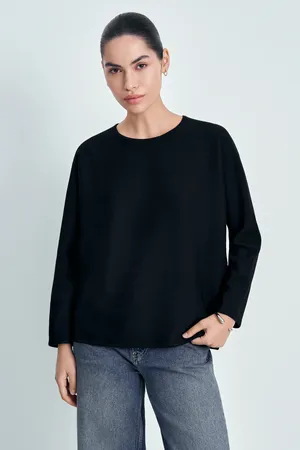 Джемпер FINN FLARE с шерстью свободного силуэта, 200 black, арт. FAE11139