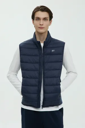 Утепленный жилет FINN FLARE с воротником-стойкой, 101 cosmic blue, арт. FBF21023