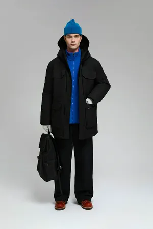 Пуховик FINN FLARE, 200 black, арт. FWF21051