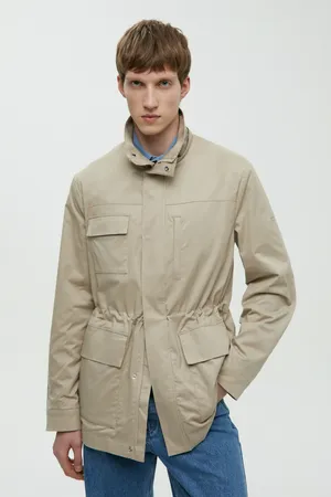 Ветровка FINN FLARE из хлопка с капюшоном, 729 stoneware, арт. FBF21085