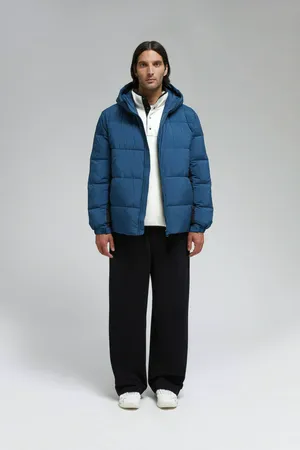 Утепленная куртка FINN FLARE с капюшоном, 100 navy, арт. FAF21085