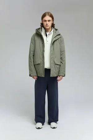 Утепленная куртка FINN FLARE с капюшоном, хаки, арт. FAF210109