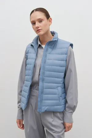 Утепленный жилет FINN FLARE, голубой, арт. BAS-10073