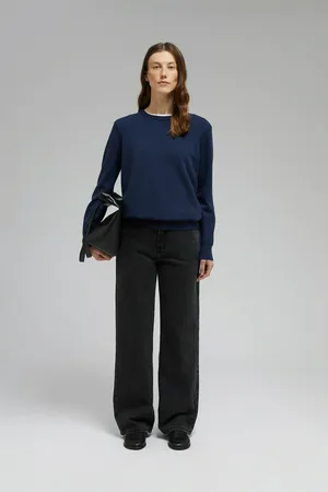 Джемпер FINN FLARE свободного кроя, 101 cosmic blue, арт. FBF11126