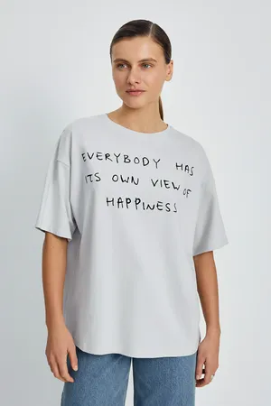 Футболка с принтом FINN FLARE, 208 smoke, арт. FBD110176