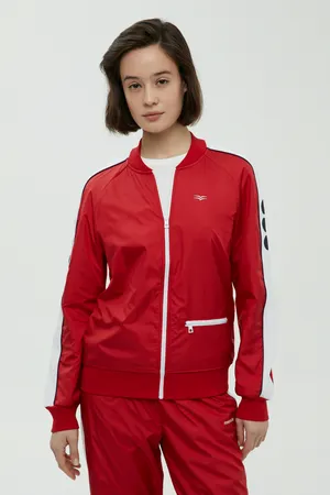 Олимпийка Finn Flare с контрастной отделкой, 371 mc salsa, арт. FBF110124