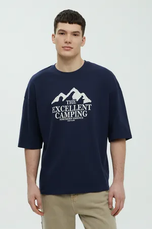 Футболка FINN FLARE с принтом, 101 cosmic blue, арт. FBF210103