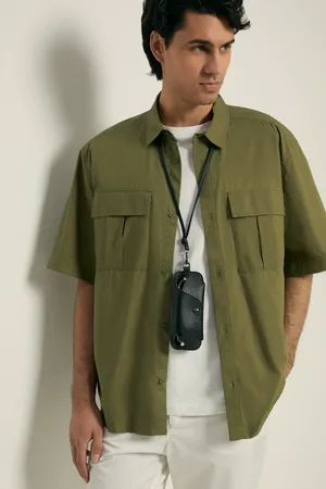 Рубашка Finn Flare с нагрудными карманами, 927 swamp, арт. FSF21036