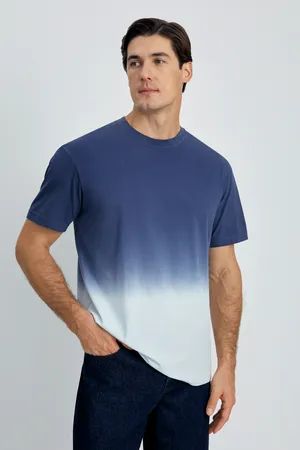 Футболка FINN FLARE с градиентом, 101 mc p1 cosmic blue, арт. FSC23050