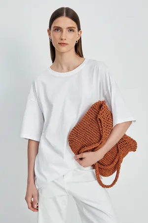 Футболка FINN FLARE оверсайз, 201 white, арт. BAS-100107