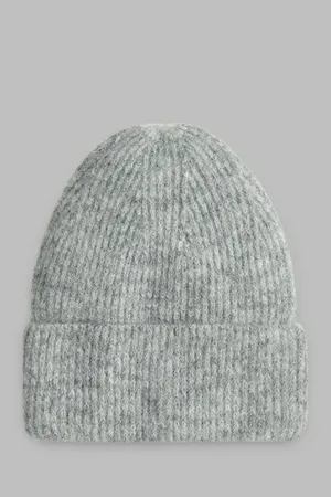 Вязаная шапка FINN FLARE, 211 mc light silver, арт. FAE91101