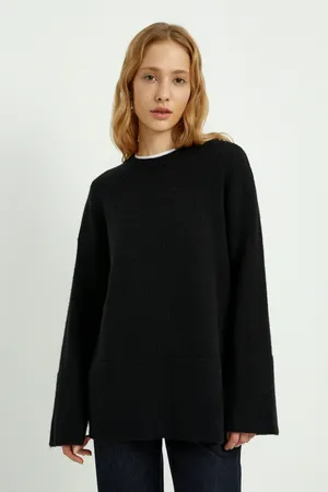 Джемпер FINN FLARE свободного силуэта, черный, арт. FWE11133