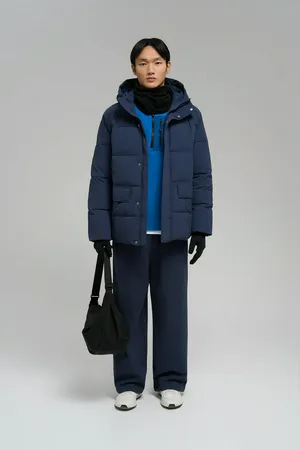 Утепленная куртка FINN FLARE с капюшоном, 101 cosmic blue, арт. FWE21010