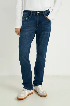 Джинсы FINN FLARE straight fit, 1271 dark denim, арт. FAB25011