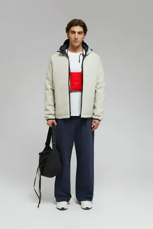 Куртка FINN FLARE двухсторонняя с капюшоном, 713 grain, арт. FAF22011