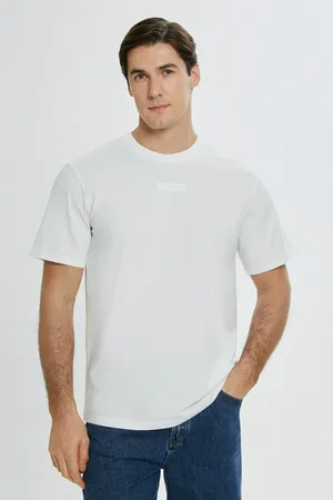 Футболка FINN FLARE с принтом, 201 white, арт. FBD21035-2