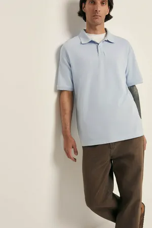 Поло FINN FLARE из трикотажа пике, 136 haze, арт. FSF22004