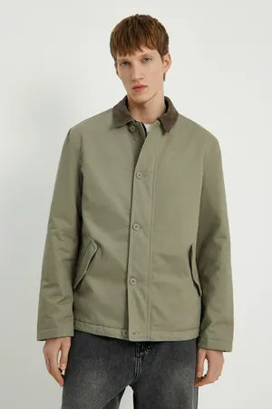 Утепленная куртка FINN FLARE с вельветовым воротником, 908 wren, арт. FBF21000