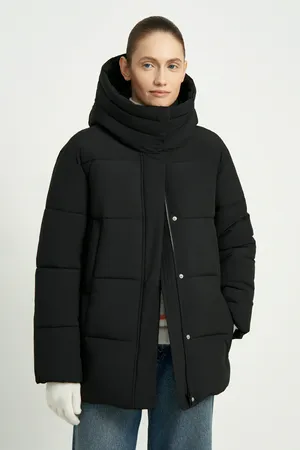 Утепленная куртка FINN FLARE с капюшоном, 200 black, арт. FWE11068